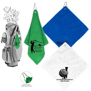 Golf towel options from Synergy Print Design