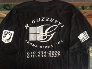 R Guzzetti Sleeve Print Shirt