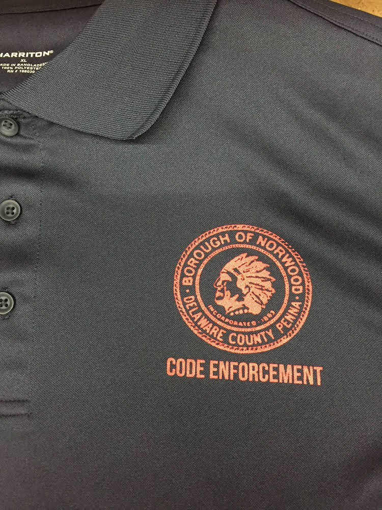 Custom Printed Polo Shirts - Norwood Code