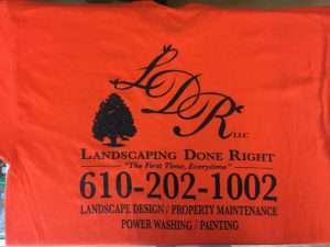 LDR Custom Landscaping Shirts
