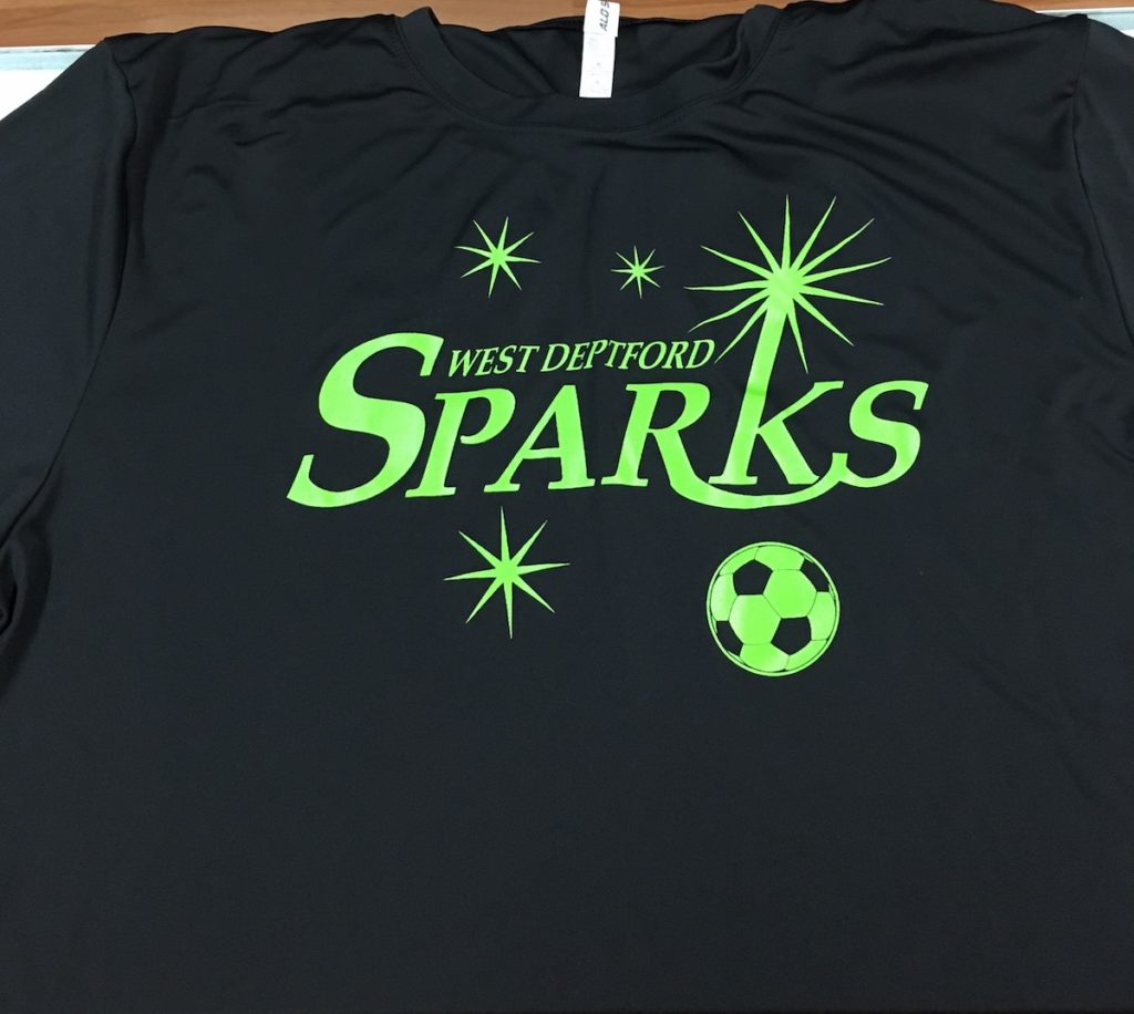 Custom Soccer Shirts For West Deptford Sparks